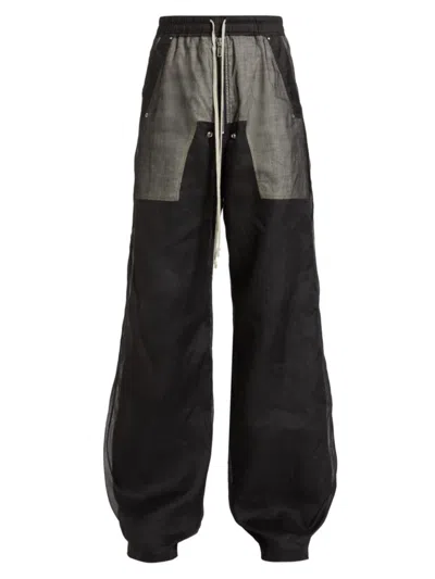 Rick Owens Wide Leg Pants In Black