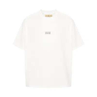 Untitled Artworks Tee Essential Cotton T-shirt In White