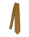 Sandro Pointed-tip Cotton Tie In Camel