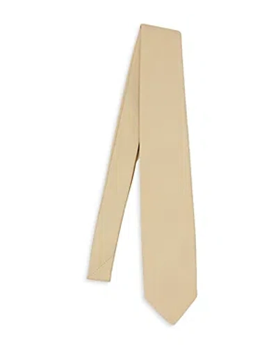 Sandro Pointed-tip Cotton Tie In Beige