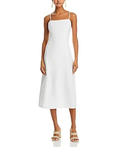 Bella Dahl Fitted Linen Sundress In White