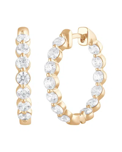 Lab Grown Diamonds 14k 2.00 Ct. Tw. Lab Grown Diamond Earrings In Gold