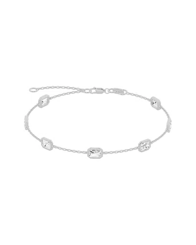 Lab Grown Diamonds 14k 2.00 Ct. Tw. Lab Grown Diamond Station Bracelet In White