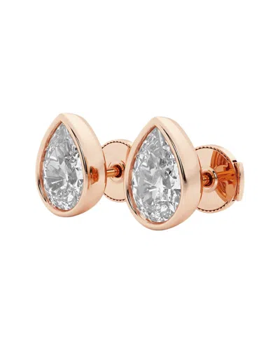 Lab Grown Diamonds 14k Rose Gold 3.00 Ct. Tw. Lab Grown Diamond Earrings