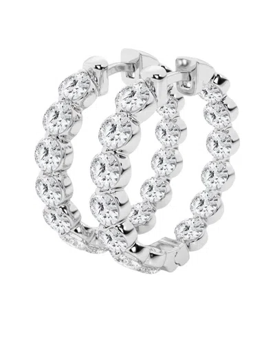 Lab Grown Diamonds 14k 5.00 Ct. Tw. Lab Grown Diamond Earrings In White