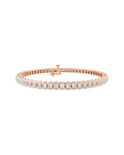 Lab Grown Diamonds 14k Rose Gold 4.00 Ct. Tw. Lab Grown Diamond Bracelet