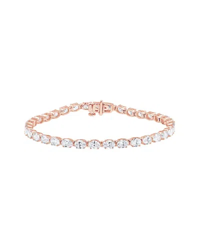 Lab Grown Diamonds 14k Rose Gold 7.00 Ct. Tw. Lab Grown Diamond Bracelet