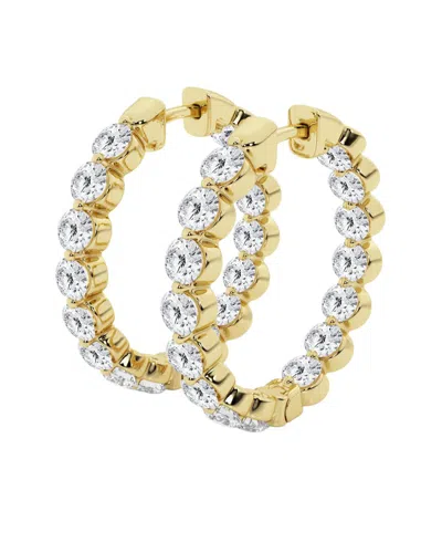 Lab Grown Diamonds 14k 3.00 Ct. Tw. Lab Grown Diamond Earrings In Gold