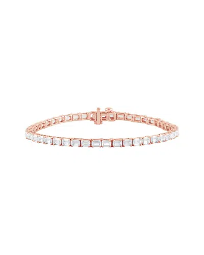 Lab Grown Diamonds 14k Rose Gold 7.05 Ct. Tw. Lab Grown Diamond Bracelet