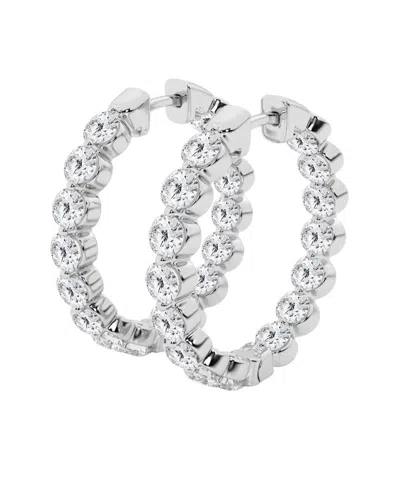 Lab Grown Diamonds 14k 3.00 Ct. Tw. Lab Grown Diamond Earrings In Metallic