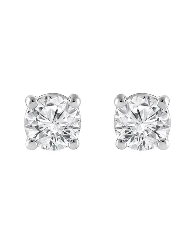 Lab Grown Diamonds 14k 0.50 Ct. Tw. Lab Grown Diamond Studs In Metallic