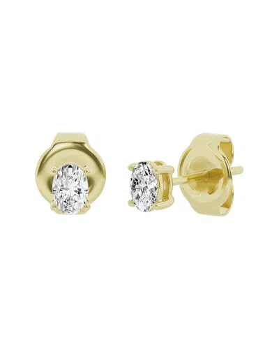 Lab Grown Diamonds 14k 0.50 Ct. Tw. Lab Grown Diamond Studs In Gold