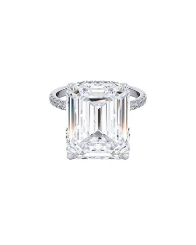 Lab Grown Diamonds 14k 11.00 Ct. Tw. Lab-grown Diamond Ring In Metallic