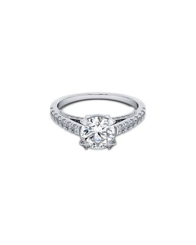 Lab Grown Diamonds 14k 1.35 Ct. Tw. Lab-grown Diamond Ring In Metallic