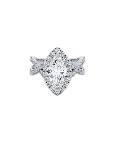 Lab Grown Diamonds 14k 2.50 Ct. Tw. Lab-grown Diamond Ring In Metallic