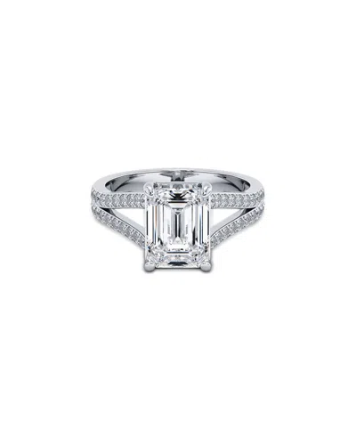 Lab Grown Diamonds 14k 2.55 Ct. Tw. Lab-grown Diamond Ring In Metallic