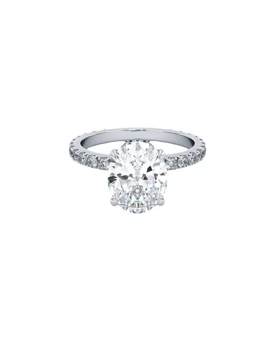 Lab Grown Diamonds 14k 2.40 Ct. Tw. Lab-grown Diamond Ring In Metallic