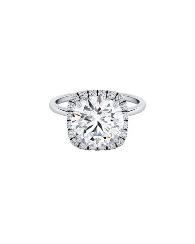 Lab Grown Diamonds 14k 3.20 Ct. Tw. Lab-grown Diamond Ring In Metallic