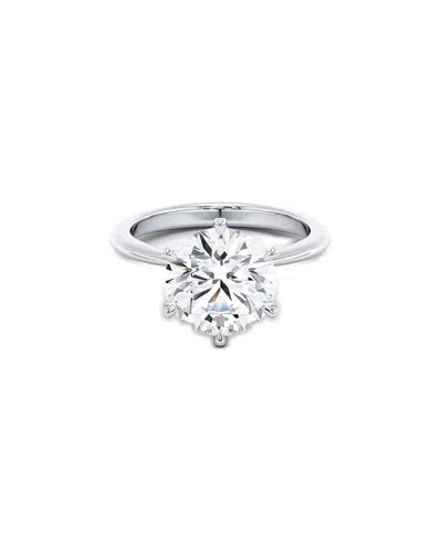 Lab Grown Diamonds 14k 3.00 Ct. Tw. Lab-grown Diamond Ring In Metallic