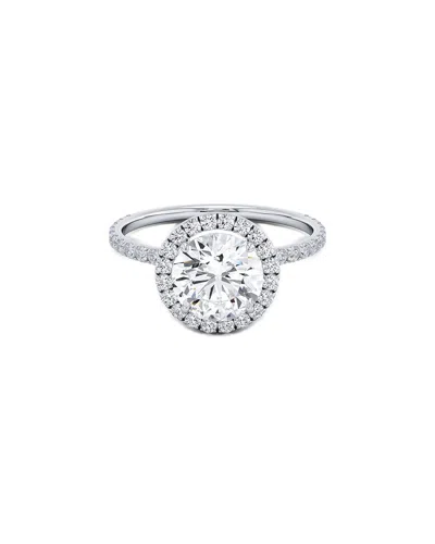 Lab Grown Diamonds 14k 3.60 Ct. Tw. Lab-grown Diamond Ring In Metallic