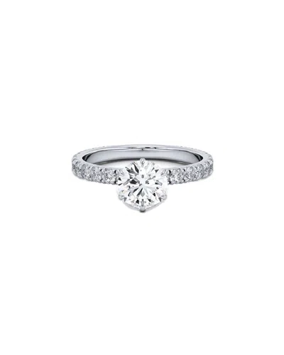 Lab Grown Diamonds 14k 3.55 Ct. Tw. Lab-grown Diamond Ring In Metallic