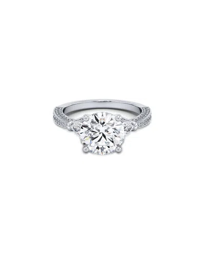 Lab Grown Diamonds 14k 4.00 Ct. Tw. Lab-grown Diamond Ring In Metallic