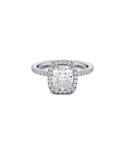 Lab Grown Diamonds 14k 4.00 Ct. Tw. Lab-grown Diamond Ring In Metallic