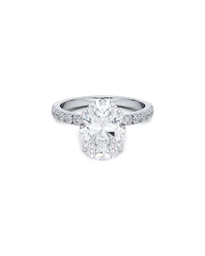 Lab Grown Diamonds 14k 3.00 Ct. Tw. Lab-grown Diamond Ring In Metallic