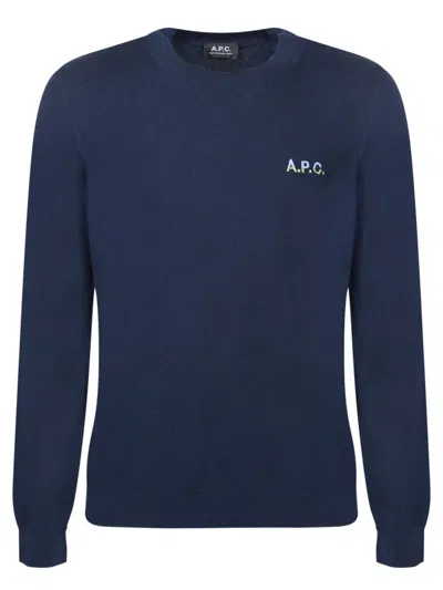 Apc A.p.c. Knitwear In Blue
