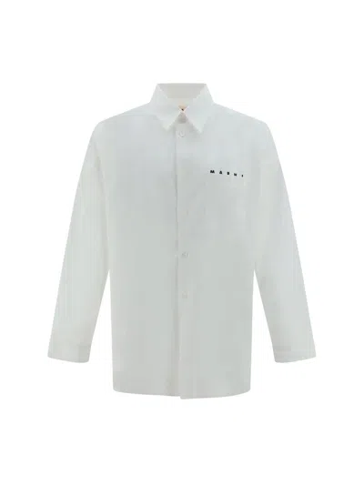 Marni Shirts In Lily White.