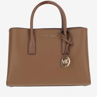 Michael Kors Ruthie Small Leather Handbag In Brown