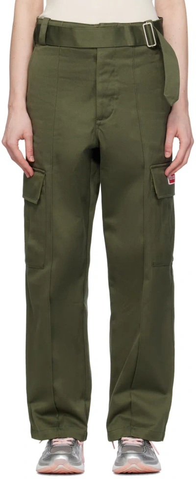 Kenzo Trousers In Green