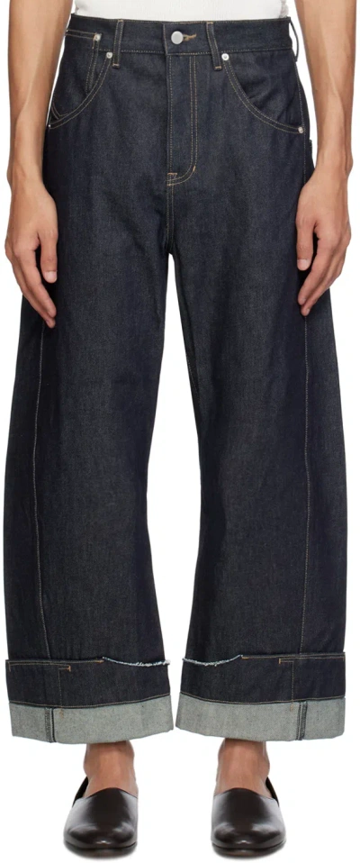 Marina Yee Dean Wide-leg Jeans In Indigo