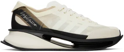 Y-3 S-gendo Run Sneakers In Off White/cream White/black