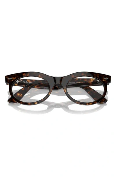Ray Ban Wayfarer Oval Transitions® Sunglasses Havana Frame Brown Lenses 53-22