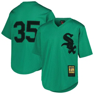 Mitchell & Ness Kids' Youth  Frank Thomas Green Chicago White Sox Cooperstown Collection Mesh Batting Pract