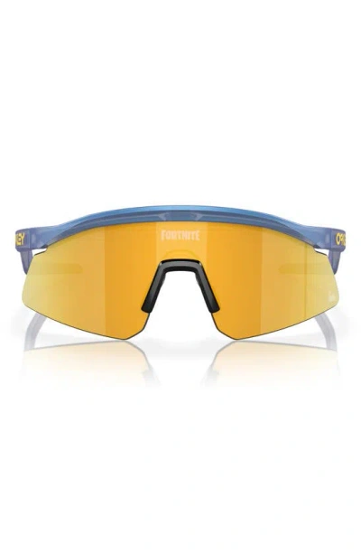 Oakley Hydra 37mm Polarized Irregular Sunglasses In Blue