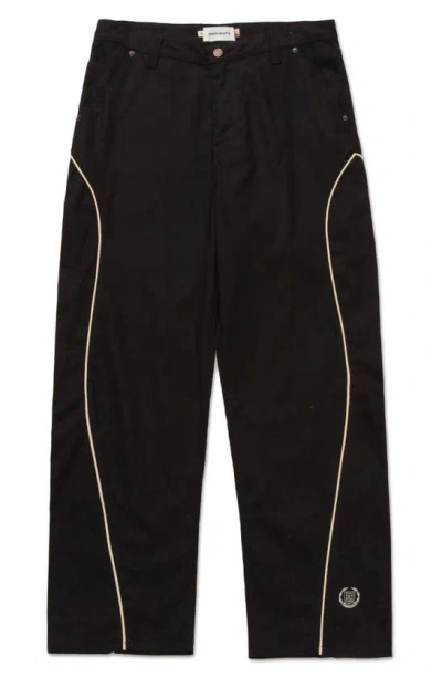 Honor The Gift Canvas Piping Pant In Black