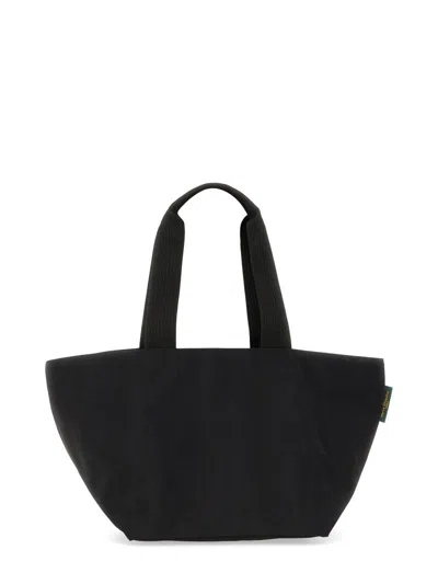 Herve Chapelier Hervé Chapelier Medium Shopping Bag In Black