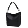 Mkf Collection By Mia K Emily Soft Vegan Leather Hobo Handbag In Black