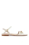 Lk Bennett L.k. Bennett Kelly Flat Sandals In Ecru