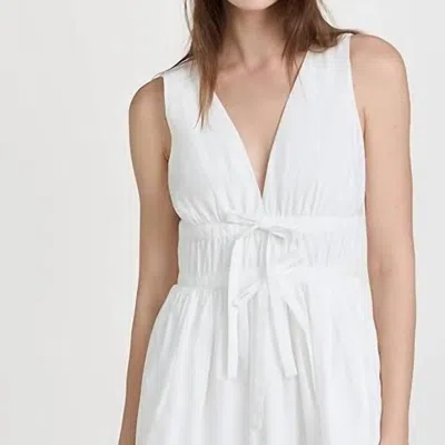 Amanda Uprichard Sleeveless Morello Dress In White