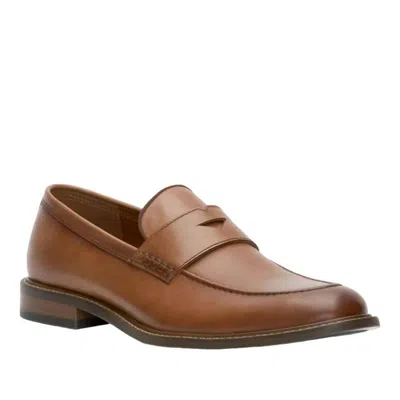 Vince Camuto Lachlan Penny Loafer In Cognac In Brown