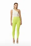 Dodiee Amina Sculpt Knit Pant In Limesicle