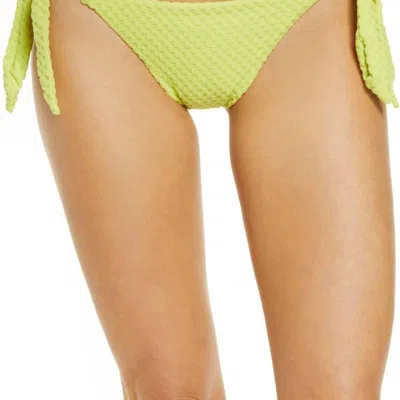 Seafolly Riviera Hipster Tie Side Bikini Bottoms In Wild Lime In Green