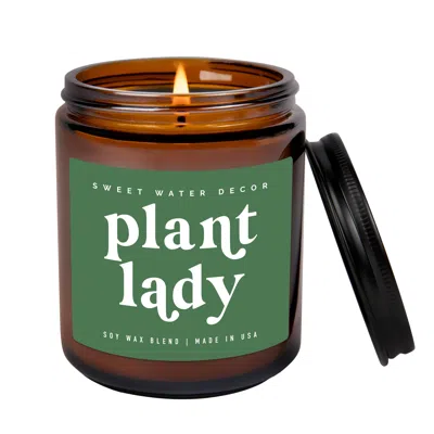 Sweet Water Decor Plant Lady Soy Candle In Orange