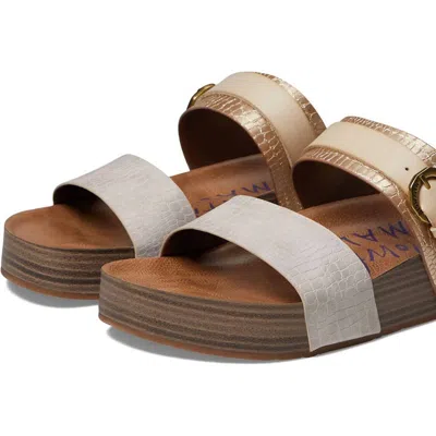 Blowfish Women's Marge Sandal In White Sand/gold In Brown