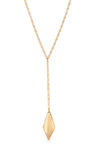 Ettika 18k Gold Plated Kite Drop Pendant Necklace