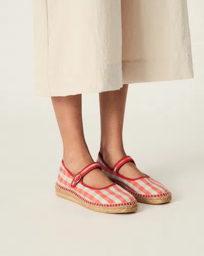 Naguisa Peonia Espadrille In Red