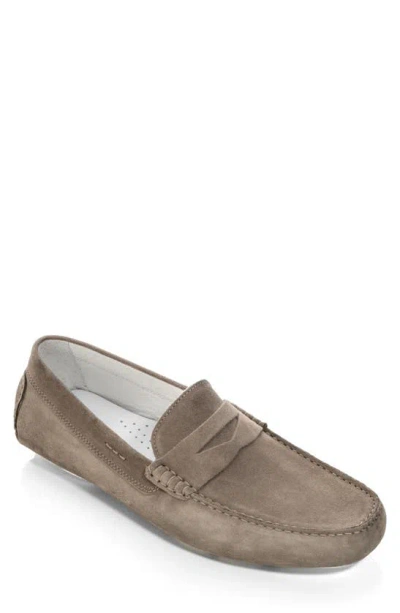 To Boot New York Men's Idris Suede Loafers In Light Grey